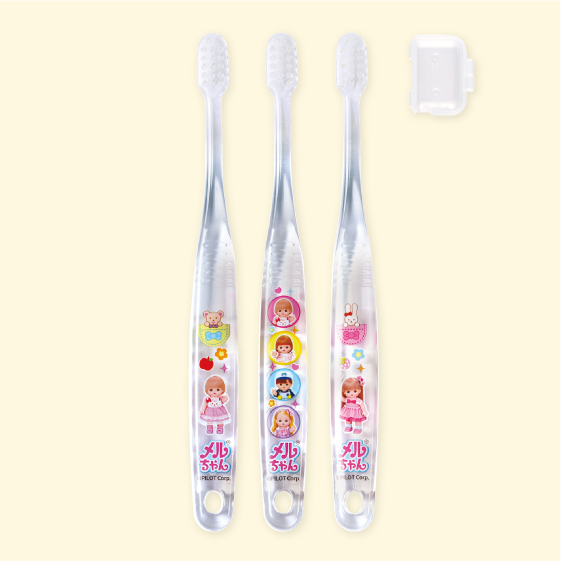 クリア子ども歯ブラシ3P(園児用)