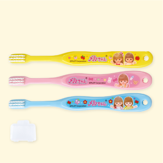 園児用歯ブラシ3P(キャップ付き)